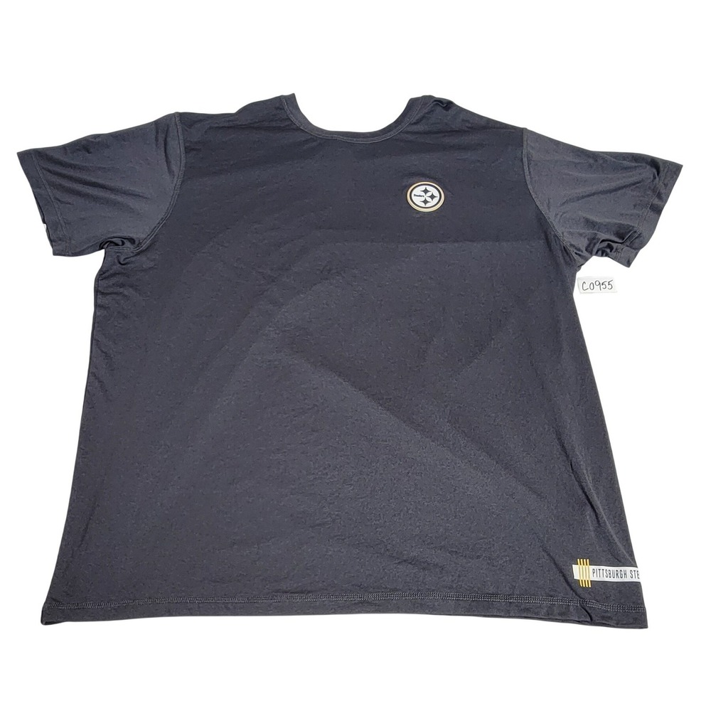 New Era‎ NFL Pittsburgh Steelers Shirt Mens 3XL Charcoal Grey Short Sleeve Tee